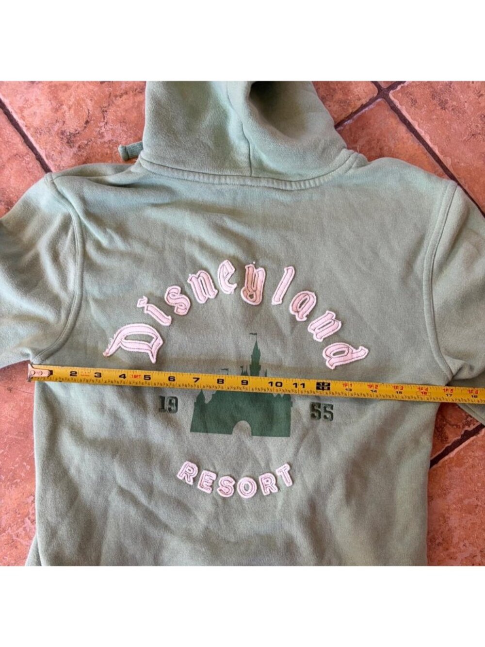 Disney Parks Disneyland D Logo Castle Back Sweater Christmas Hoodie Limited XS - Picture 5 of 5